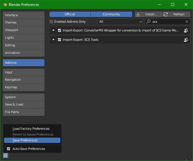 Blender Addons
